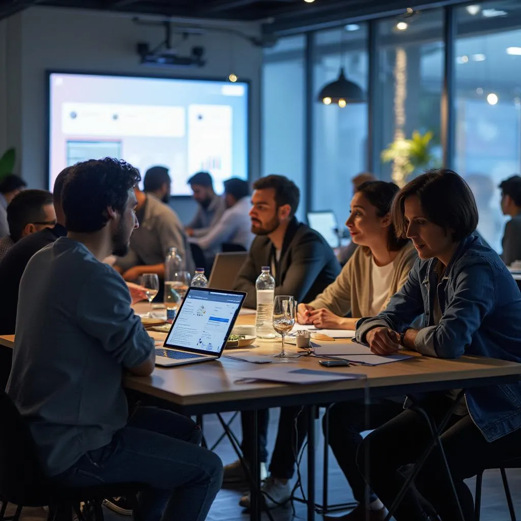 Encuentro de la comunidad empresarial